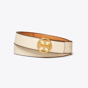 Tory Burch Reversible Leather Logo Belt